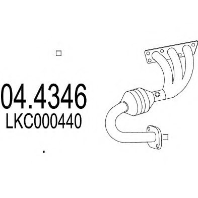 MTS 04.4346 Catalytic Converter